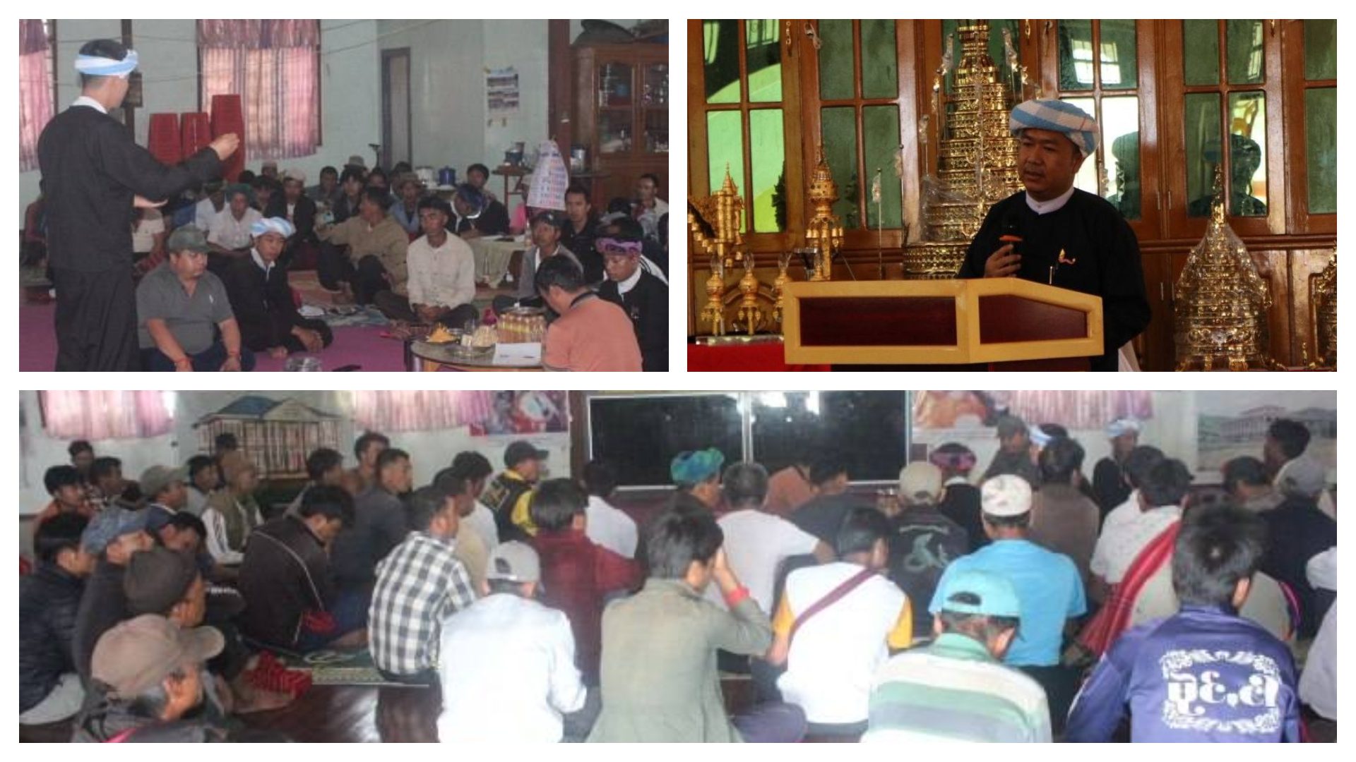 လွိုင်လင်မြို့နယ်တွင်ပြည်နယ်လွှတ်တော်ကိုယ်စားလှယ် ခွန်သက်နိုင် လူထုနှင့်တွေ့ဆုံဆွေးနွေး