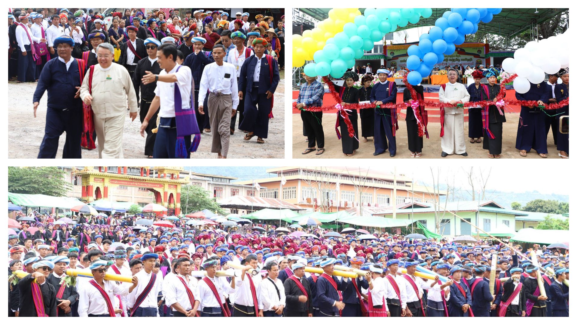 ပေါမူကျေးရွာတွင် ဗုဒ္ဓပူဇနိယပွဲတော်နှင့် ပအိုဝ်းရိုးရာ မီးရှူး(လူးဖိုင်ꩻ)ပွဲတော် စည်ကားသိုက် မြိုက်စွာ ကျင်းပ