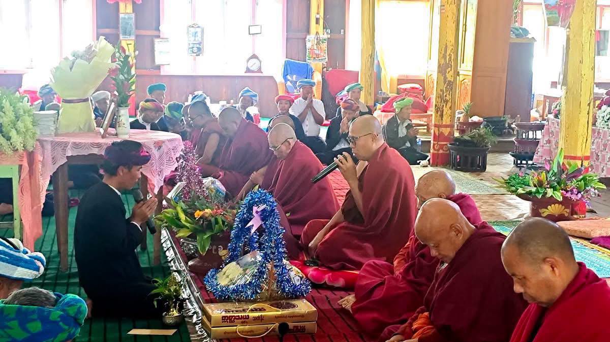 အောင်ပန်းမြို့တွင် (၆၀)ကြိမ်မြောက် မြို့လုံး ကျွတ် သံဃာဒါန ဆွမ်းဆန်စိမ်းလောင်းလှူပွဲ စည်ကားသိုက်မြိုက်စွာ ကျင်းပ